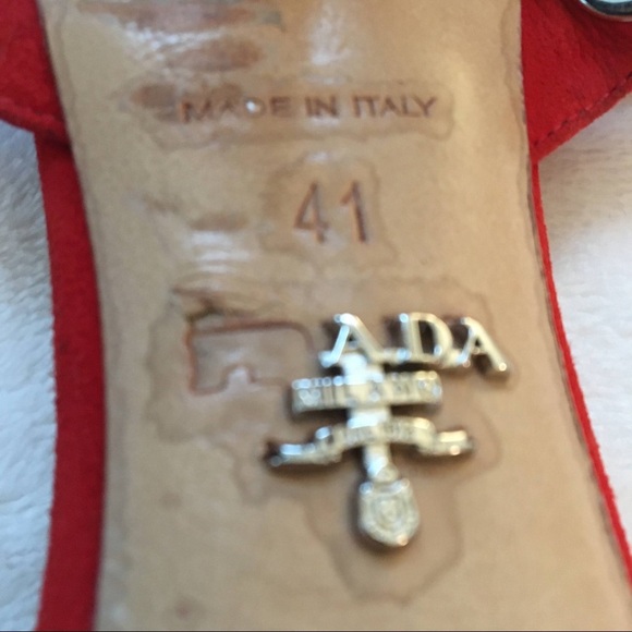 Prada orange strappy heels - Picture 10 of 11